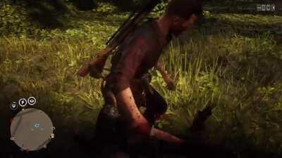 Red Dead Online - Low honor ending - Go for the money. (Vs. Cripps.)