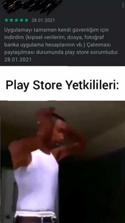 Beyler büyük bir sorunumuz var, Ahmet bu yorumu atmış.