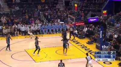 [Highlight] Steph Curry with the double move!