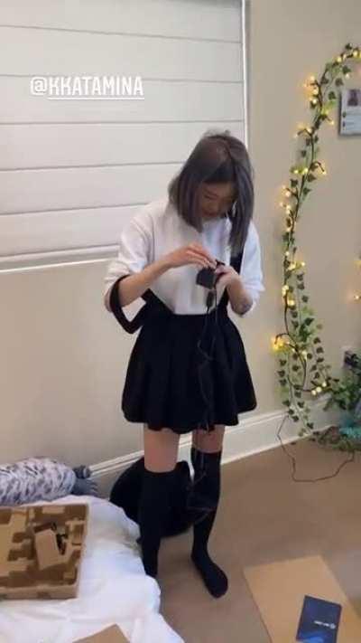 Miyoung's cute outfit