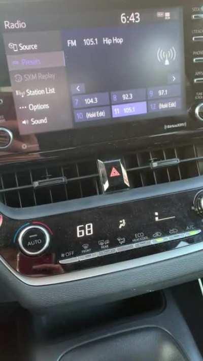 Pure Soul playing on the radio, 105.1 in NY