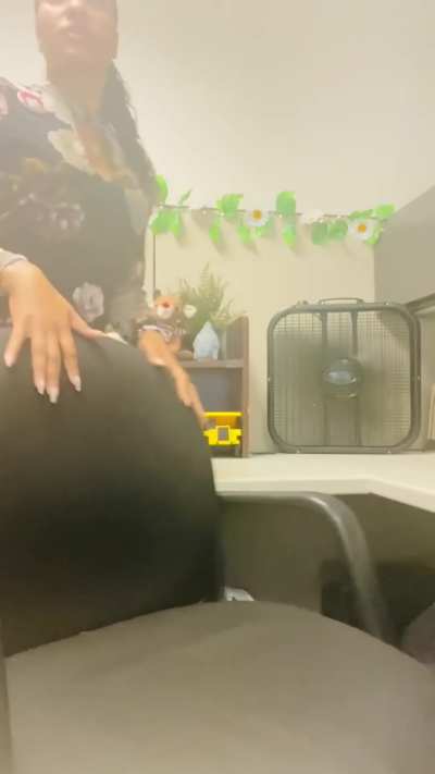 SUPER Horny MILF Secretary Twerking Her PHAT Ass and Being a Degenerate at Work!
