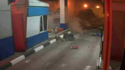 Trucker falls asleep at the wheel, refused hospitalization from his injuries