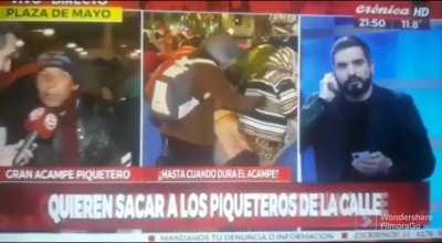 Piquetero afirma que con Macri estaba mejor