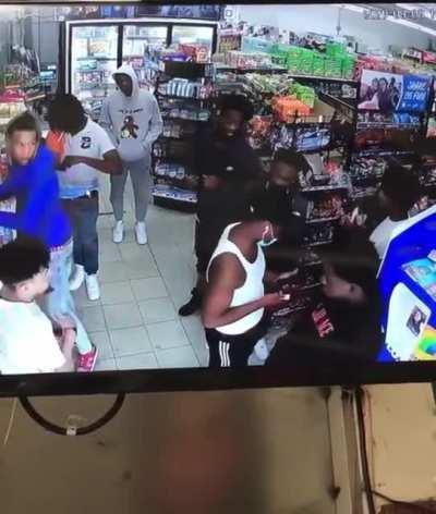 bro ran into his opps and tried to talk it out 😂😂😂