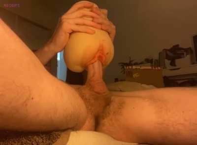 Thrusting my Fleshlight Until I Erupt Inside! Can I breed you next?🥹