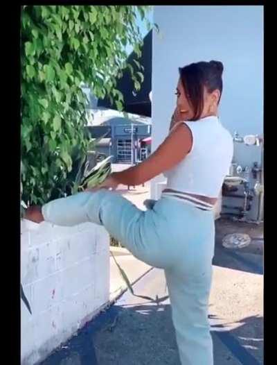 Showing off her ass(ets)