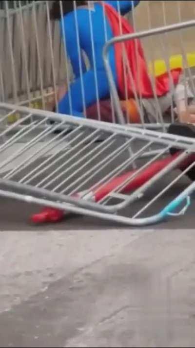 Superman saves the day