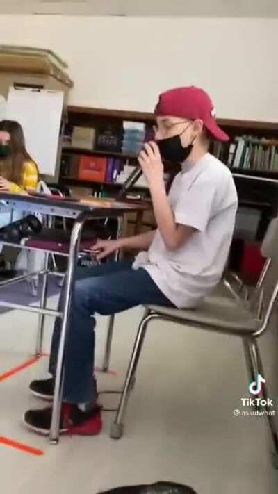 Guy was spitting bars