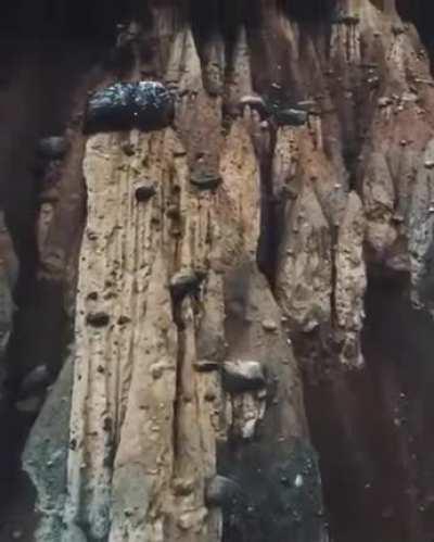 Alien Landscape: The Earth Pyramids of South Tyrol, Italy.