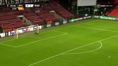 Standard Liege 0-[2] Rangers: Kemar Roofe 90' +3