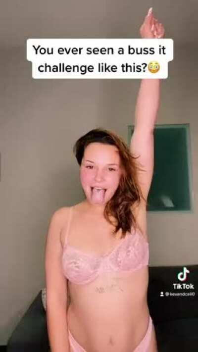 Have you ever seen a buss it challenge like mine? 😳