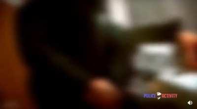 Police walk in on a man being mauled by his dog