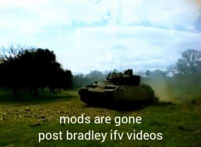 Mods are asleep, post Bradleys