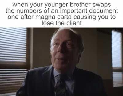 he can't keep getting away with it