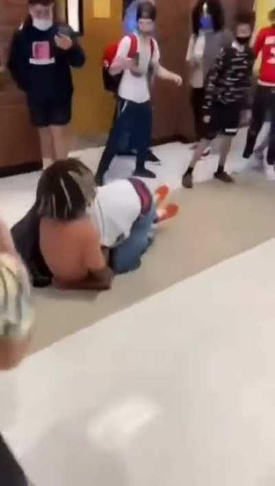 Tossed him like a sack of potatoes.