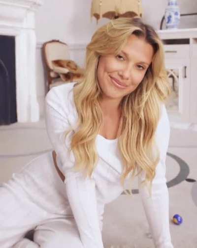 Millie Bobby Brown asking for another load