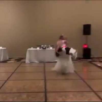 Her partner seems to be very talented