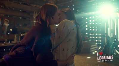 Wynonna Earp: Dominique Provost-Chalkley & Katherine Barrell (s01e12) *AI ENHANCED & REDUCED MUSIC*