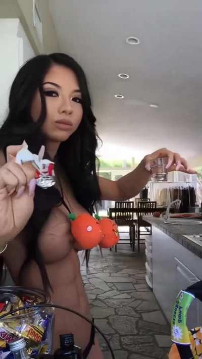 It's that time of the year again: candy, vodka shots, gorgeous Asian with fake tits