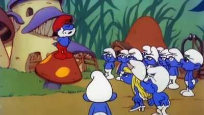 Just a normal clip of the smurfs