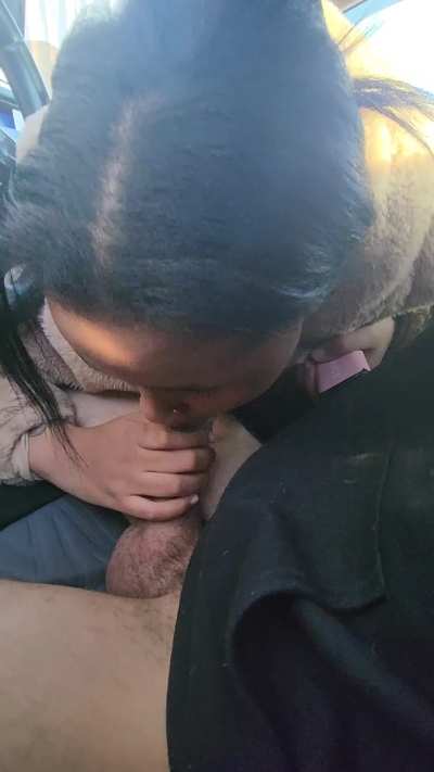 Mariah sucking my dick in the car