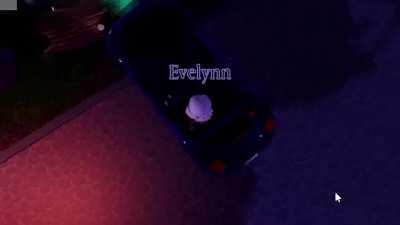 Bewitching Nami Minaj doing a devious lick on Evevillain's lambo on Halloween night on the Twisted Balls Treeline