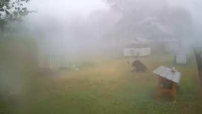 Weather cam caught a microburst in my backyard yesterday.