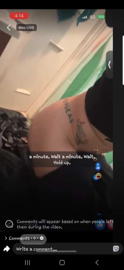 Girl Deficates on exs clothes ON FB LIVE