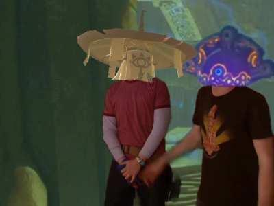 [BotW] [TotK] No one talking about how this guys is probably trapped there or something.