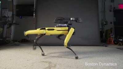 I put SexyBack over Spot the robot dog dancing, and it's way more disturbing now.