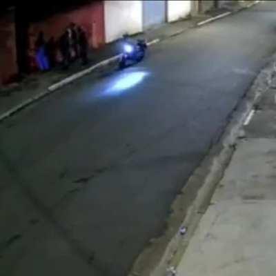 Please, mind where you park your bike when you rob people