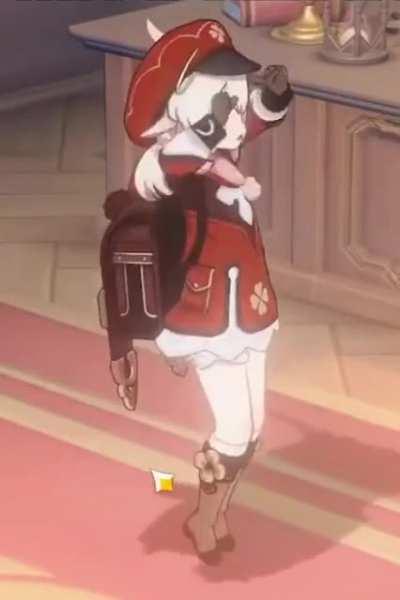 Klee's original cheer animation