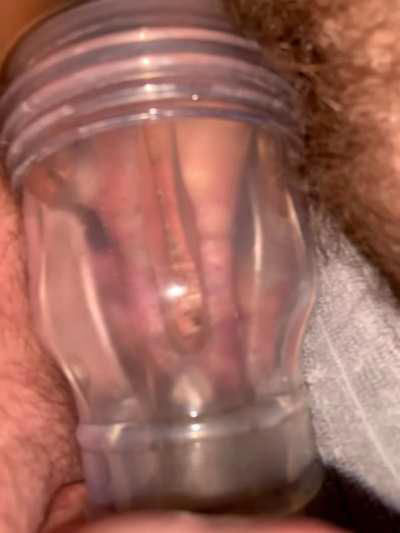 Me and my bro frot and fill up our fleshlight 😈