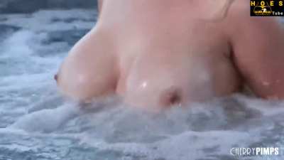 Savannah Bond 💣🔥 is a tempting blonde Cherry of the Month, and she loves showing off her long jugs! She gets naked off her bikini and uses her toy to plowed herself silly!