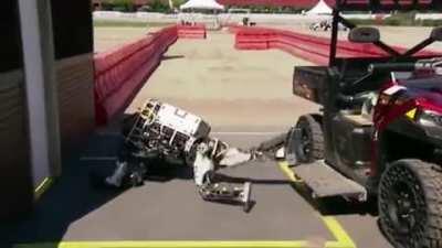 When robots hit the sauce a little too hard