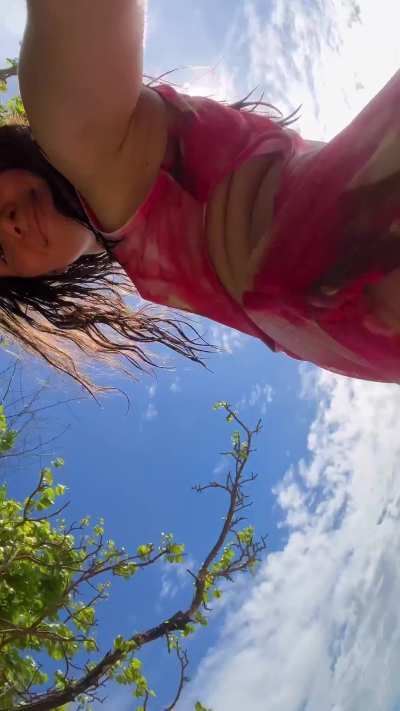 Hope this rear shot of my buns makes you smile! 