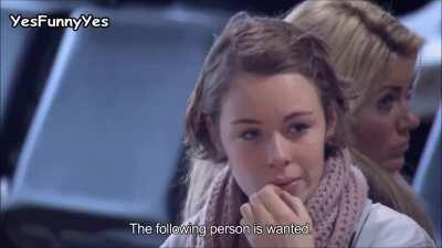 Fake 'wanted' news report on a random airport passenger...