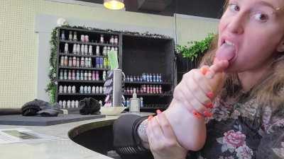 Almost caught at work 😅