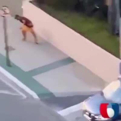 Thief Faces Mob Justice