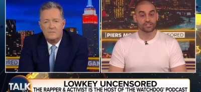 Lowkey advocating for Palestine, interview by Piers Morgan.