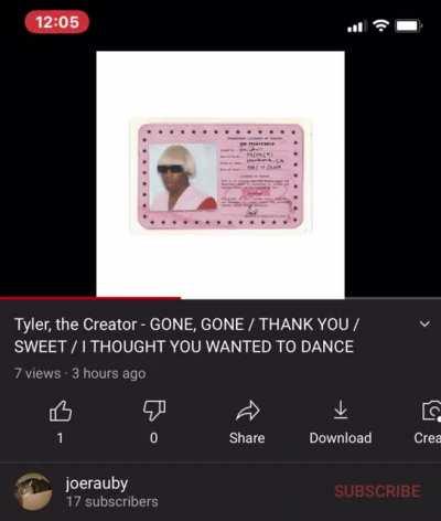 Transitioned Gone, Gone / Thank You into Sweet / Dance