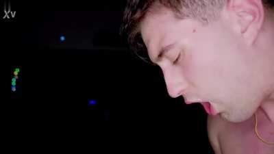 Asian beauty loves giving blowjobs to hung white men