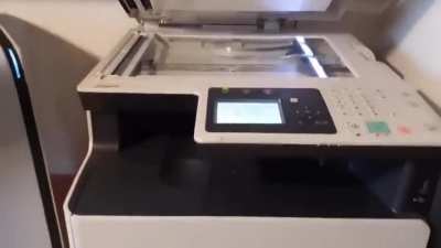 Printer printing water