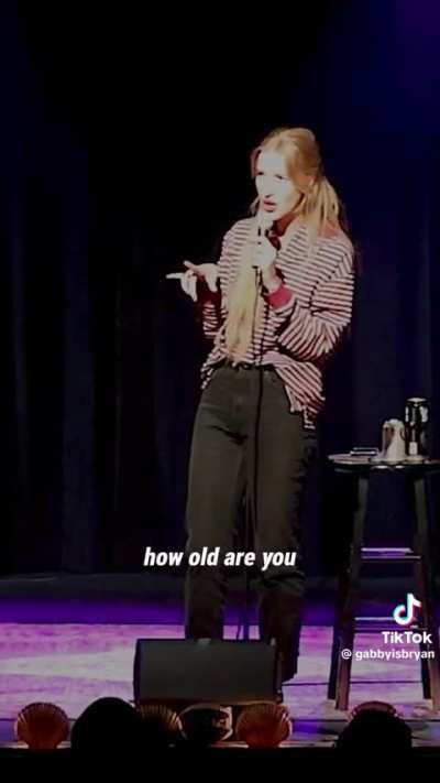 Revealing your full-blown affair at a comedy show