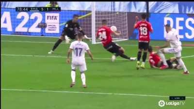 Insane Back Control Goal from Benzema - All Angles