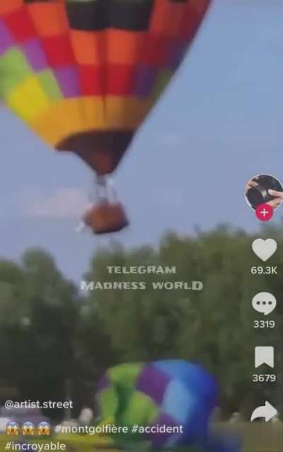 Hot air balloon accident