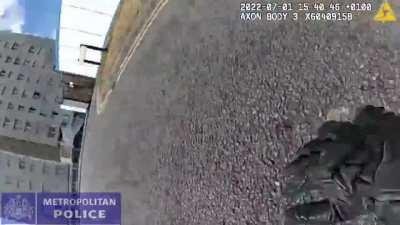 Man reverses into policeman on a motorbike