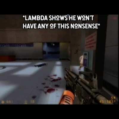 Gordon Freeman Lambda Male Grindset [Cringe OC]