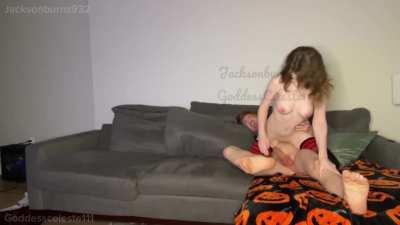 This was my first full length ball busting clip! So much painful fun